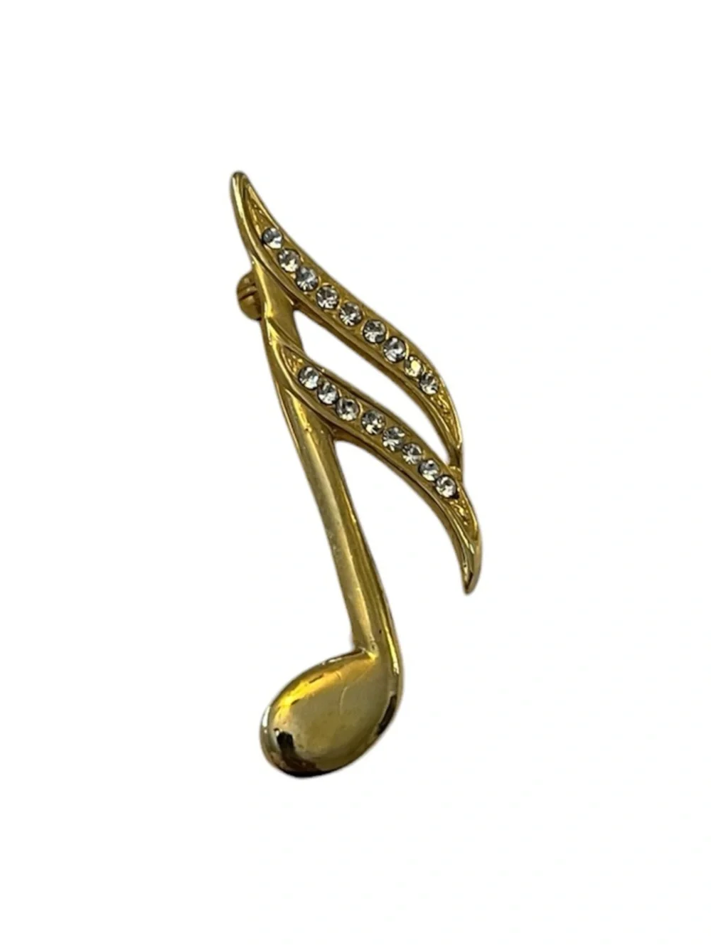 2’ Gold-Tone Music Note‎ Brooch
